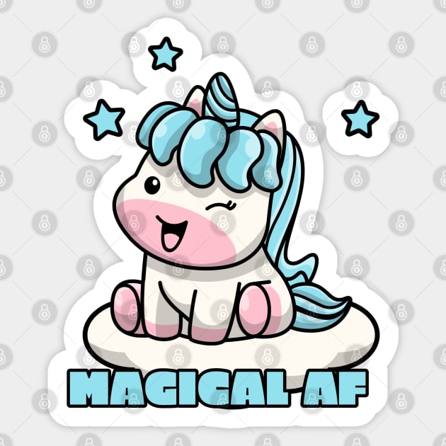 Magical AF Sticker by ArtbyLaVonne